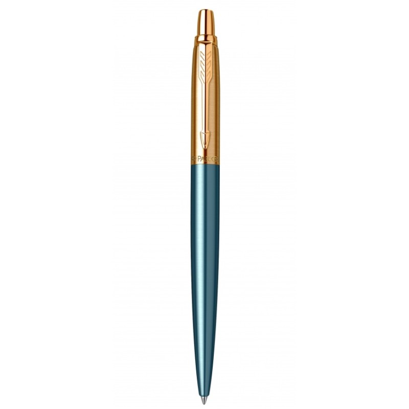 Шариковая ручка Parker Jotter 70th Anniversaryll Azure blue GT, стержень: Mblue. в подарочной упаковке