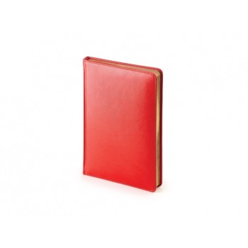 Подарочный набор Parker: Ежедневник красного цвета с золотом и шариковая ручка Parker Jotter XL YellowGold, цвет стержня синий