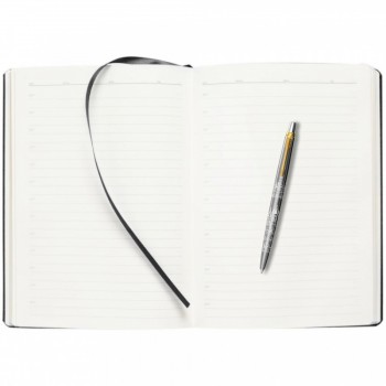 Подарочный набор: Шариковая ручка Parker Jotter Russia SE, цвет: St. Steel GT и Ежедневник недатированный 