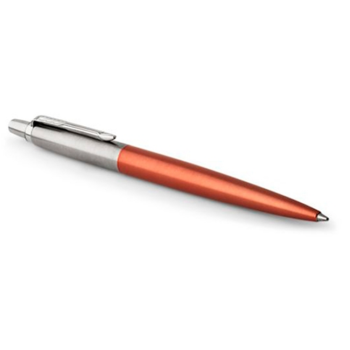 Подарочный набор: Шариковая ручка Parker Jotter Essential Chelsea Orange CT и Ежедневник недатированный, черный.