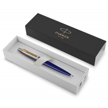 Шариковая ручка Parker Jotter K160, цвет: Blue/GT, стержень: M, цвет чернил: blue, в подарочной упаковке.