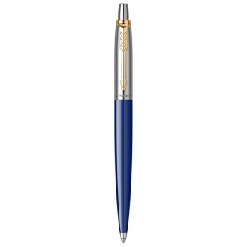Шариковая ручка Parker Jotter K160, цвет: Blue/GT, стержень: M, цвет чернил: blue, в подарочной упаковке.
