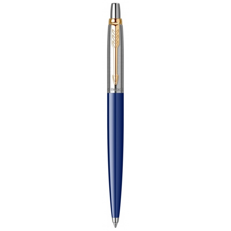 Шариковая ручка Parker Jotter K160, цвет: Blue/GT, стержень: M, цвет чернил: blue, в подарочной упаковке.