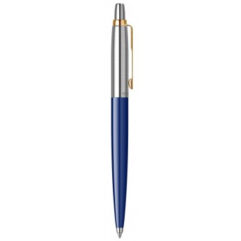 Шариковая ручка Parker Jotter K160, цвет: Blue/GT, стержень: M, цвет чернил: blue, в подарочной упаковке.