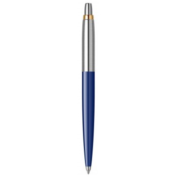 Шариковая ручка Parker Jotter K160, цвет: Blue/GT, стержень: M, цвет чернил: blue, в подарочной упаковке.