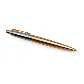 Шариковая ручка Parker Jotter 70th Anniversary St.Stee Gold GT, стержень: Mblue