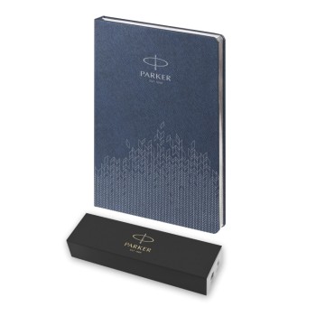 Подарочный набор: Шариковая ручка Parker Jotter K60 и Ежедневник недатированный, синий