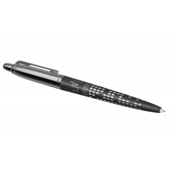 Шариковая ручка Parker Jotter New York Black CT, стержень: M, цвет чернил: blue, в подарочной упаковке