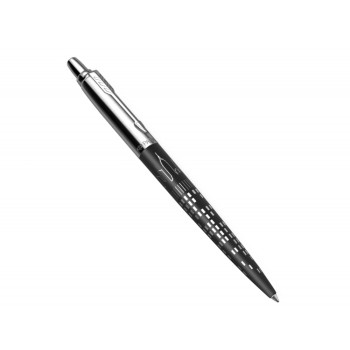 Шариковая ручка Parker Jotter New York Black CT, стержень: M, цвет чернил: blue, в подарочной упаковке