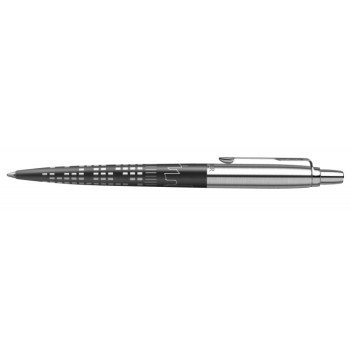 Шариковая ручка Parker Jotter New York Black CT, стержень: M, цвет чернил: blue, в подарочной упаковке