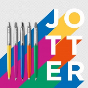 Шариковая ручка Parker Jotter, цвет BABY PINK, цвет чернил синий, толщина линии M , в блистере