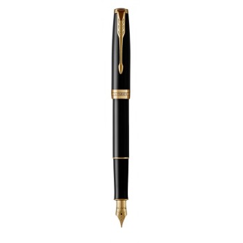 Набор из двух ручек Parker SONNET BLACK GT перьевая и шариковая ручка