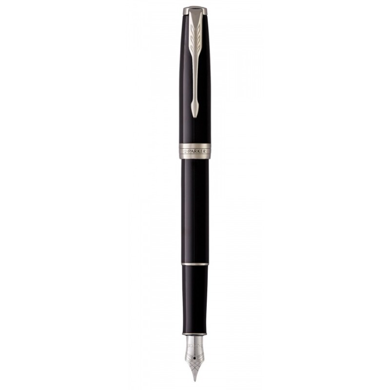 Перьевая ручка Parker Sonnet F539, цвет: LaqBlack СT, перо: F, цвет чернил: black, в подарочной упаковке
