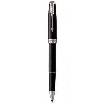 Ручка-роллер Parker Sonnet T539, цвет: Laque Black СT,  стержень: F, цвет чернил: black, в подарочной упаковке