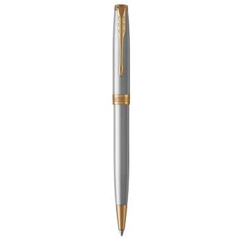 Подарочный набор: Ежедневник недатированныйи Шариковая ручка Parker Sonnet K527 цвет: St. Steel GT