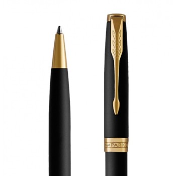 Подарочный набор: Ежедневник и Шариковая ручка Parker Sonnet Black GT