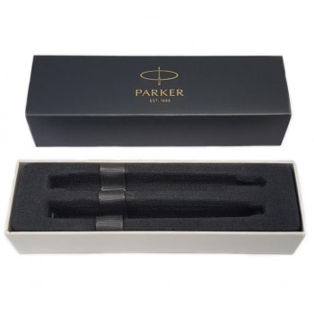 Набор из двух ручек  Parker SONNET BLACK CT ручка роллер и шариковая ручка