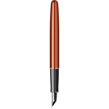 Перьевая ручка Parker Sonnet Essentials Orange SB Steel CT, перо: F, цвет чернил black, в подарочной упаковке.