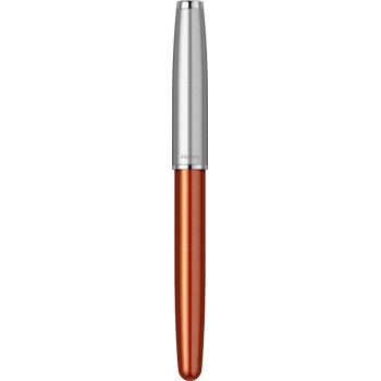 Перьевая ручка Parker Sonnet Essentials Orange SB Steel CT, перо: F, цвет чернил black, в подарочной упаковке.