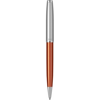 Шариковая ручка Parker Sonnet Essentials Orange SB Steel CT, цвет чернил black, стержень: M, в подарочной упаковке.
