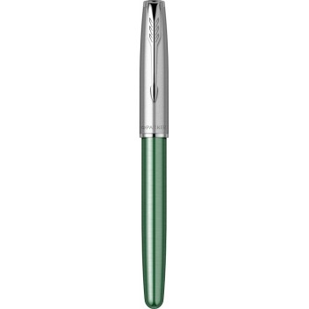Перьевая ручка Parker Sonnet Essentials Green SB Steel CT, перо: F, цвет чернил black, в подарочной упаковке.
