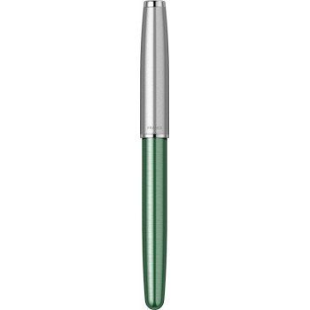 Перьевая ручка Parker Sonnet Essentials Green SB Steel CT, перо: F, цвет чернил black, в подарочной упаковке.