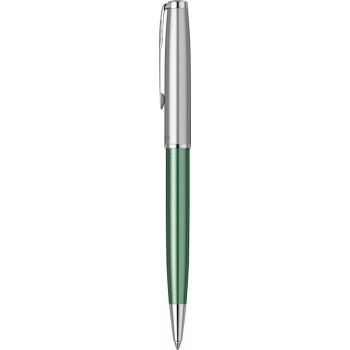 Шариковая ручка Parker Sonnet Essentials Green SB Steel CT, цвет чернил black, стержень: M, в подарочной упаковке.