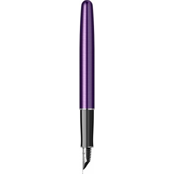 Перьевая ручка Parker Sonnet Essentials Violet SB Steel CT, перо: F, цвет чернил black, в подарочной упаковке.