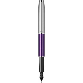 Перьевая ручка Parker Sonnet Essentials Violet SB Steel CT, перо: F, цвет чернил black, в подарочной упаковке.