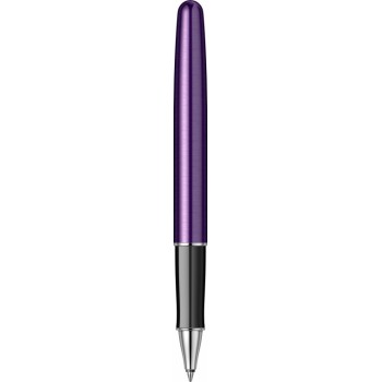 Ручка-роллер Parker Sonnet Essentials Violet SB Steel CT, цвет чернил black, перо: F,  в подарочной упаковке.