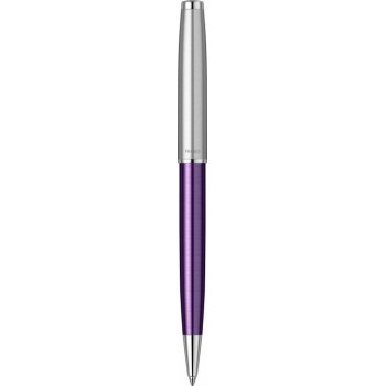 Шариковая ручка Parker Sonnet Essentials Violet SB Steel CT, цвет чернил black, стержень: M, в подарочной упаковке.