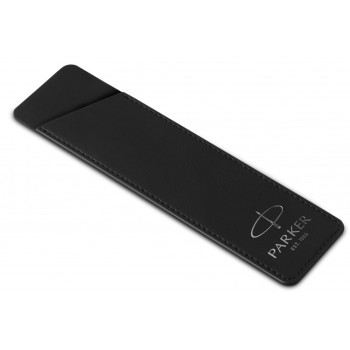 Перьевая ручка и чехол из кожи Parker Sonnet Premium Refresh RED CT, перо 18K, толщина F, цвет чернил black, в подарочной упаковке