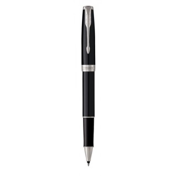 Набор из двух ручек  Parker SONNET BLACK CT ручка роллер и шариковая ручка