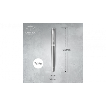 Перьевая ручка Parker Urban Core, Metro Metallic CT, F309, перо: F/M, цвет чернил: blue, в подарочной упаковке.