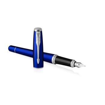 Перьевая ручка Parker Urban, Nightsky Blue CT, перо: F, цвет чернил: blue, в подарочной упаковке.