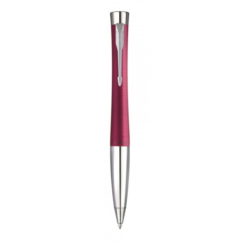 Шариковая ручка Parker Urban Vibrant Magenta CT, стержень: M, цвет чернил: blue, в подарочной упаковке.
