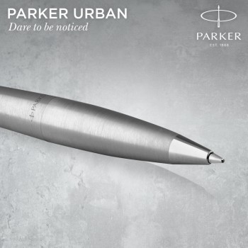Шариковая ручка Parker Urban Core K314 Metro Metallic CT, стержень: M, цвет чернил: black, в подарочной упаковке.