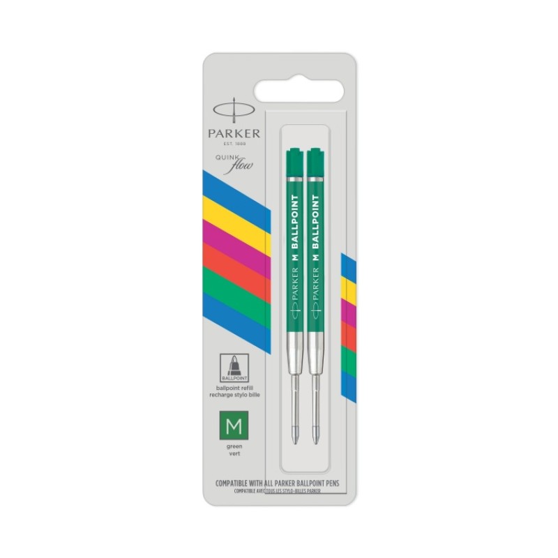 Стержень Parker шариковый Parker QuinkFlow Basic Z09, 2шт., блистер
